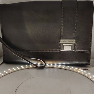 Pierre Cardin Dark Leather Handbag